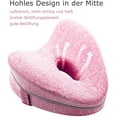 thumbnail image 4 of Orthopedic Memory Foam Pillow For Side Sleepers - For Knees And Back - Red--, 4 of 5