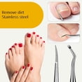 thumbnail image 6 of Toenail Clippers for Thick Toenails - Heavy Duty   Clipper Kit for Ingrown Toenails, Stainless Steel  Nippers with Non-Slip Rubber Handle, with Lifter & File and Travel Bag, 6 of 6