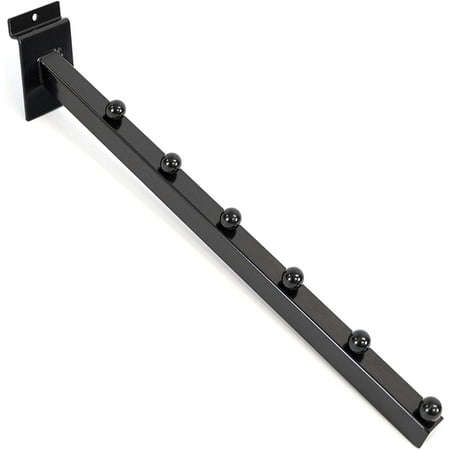 

6-Ball Waterfall Display Attaches to Slatwall Used for Displaying Clothing Accessories and Housewares