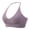 Purple, variant on Vhkiploz Women's Halter Neck Wireless Comfort Bra, Seamless Ribbed Bralette for Daily Yoga Workout Stretch Support Everyday Bralette for Daily Active Wear