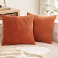 thumbnail image 1 of 2 Packs de Fundas de Almohada Decorativas Bohemias para Sofá, Cama, Decoración Del Hogar, 18x18 Pulgadas, Marrón, 1 of 6