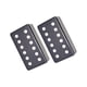 thumbnail image 4 of 2 cubiertas de cobre para pastillas, 12 orificios, 50 mm/52 mm, distancia entre polos, cuello y puente para 6 Negro perfke Cubierta de camioneta, 4 of 9