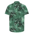 thumbnail image 4 of ZQUUVOU Mens Hawaiian Shirt Short Sleeve Floral Button Down Shirts Tropical Holiday Tops Collar Summer Beach Shirts F-Multicolor, 4 of 5