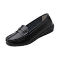 thumbnail image 2 of Women's Casual Loafers, Slip on Flat Shoes for Plus Size, Round Toe Low Heel Comfortable Everyday Wear, 2 of 7