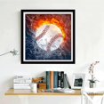 thumbnail image 3 of Diamond Painting Kits Baseball Diamond Art kits for Adults Full Drill Paint with diamonds Ball diamond dots DIY Dimond paintings for teens 12x12inch, 3 of 4