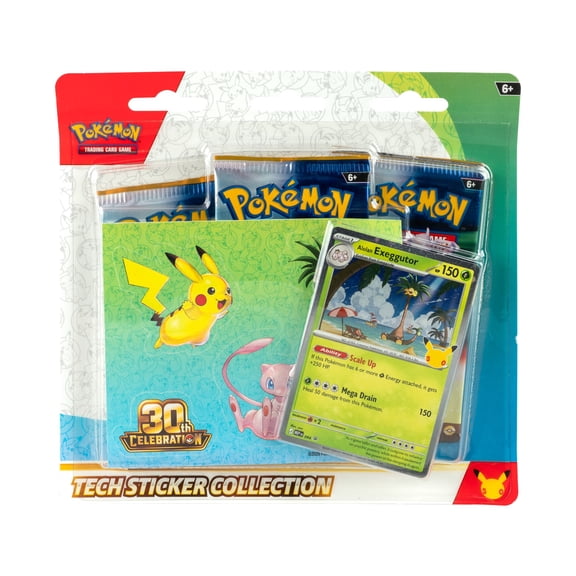 Pokemon TCG: 30th Celebration Tech Sticker - Receive 1 at Random!