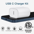 thumbnail image 3 of Cargador rápido Charger CXX USB-C de 20 W para iPhone 14/13/12/11/Xs/8, 3 of 7