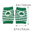 thumbnail image 2 of FNGZ Winter Mittens Gloves for Women | Knit Thick Gloves | Women'S New Trend Irish St. Patrick'S Day Shamrock Striped Party Gloves, 2 of 4
