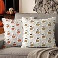 thumbnail image 6 of Ghost Pillow Covers 18x18 Inches,Halloween Cute Ghost Hugging Pumpkin Plush Soft Pillow Covers for Spooky Season & Cozy Halloween Decor,Bed Living Room Fall Decor, 6 of 6
