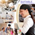 thumbnail image 2 of Miangastore DOITOOL Pirate Chef Hat Waiter Uniform Bakery Hat Restaurant Cook Work Hat (Black), 2 of 8