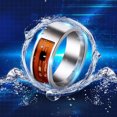 thumbnail image 3 of Flmtop 2PCS NFC Smart Magic Stainless Steel Wearable Fashion Finger Ring for Mobile Phone, 3 of 10