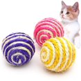 thumbnail image 2 of 6 uds Sisal Ball Safe Pet Chew Toy para gatos gatitos accesorio DIY juguete suministros para mascotas (color aleatorio) MFZFUKR YQ-054, 2 of 7
