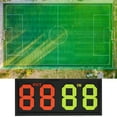 thumbnail image 1 of Baohd Tableau de Substitution Manuelle de Football 4 Chiffres Facile à Utiliser Pratique, 1 of 9