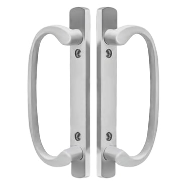 LOQRON Single Cylinder Deadbolt Lock - Round Design, Satin Nickel, Adjustable 2-3/8" Or 2-3/4" Backset