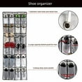 thumbnail image 4 of Over The Door Shoe Organizer,Hanging Shoe Organizer with 24 Mesh Large Pockets Door Shoe Rack Organizer for Men Women Kids Hanging Shoe Storage Bag. (White, 4 of 7