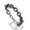 15mm, variant on 11/13/15mm Heavy Black Stainless Steel Rolo Link Chain Bracelet for Men Women-15mm-9 inches bracelet