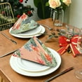 thumbnail image 3 of GZHJMY Cloth Dinner Napkin Cactus Coral Flower Summer Kitchen Decor for Cocktail Gathering Party Holiday 4 Pack 20" × 20", 3 of 6