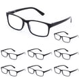 thumbnail image 1 of Gafas de lectura WALMXX con bloqueo de luz azul, paquete de 8, negras, 1 of 7