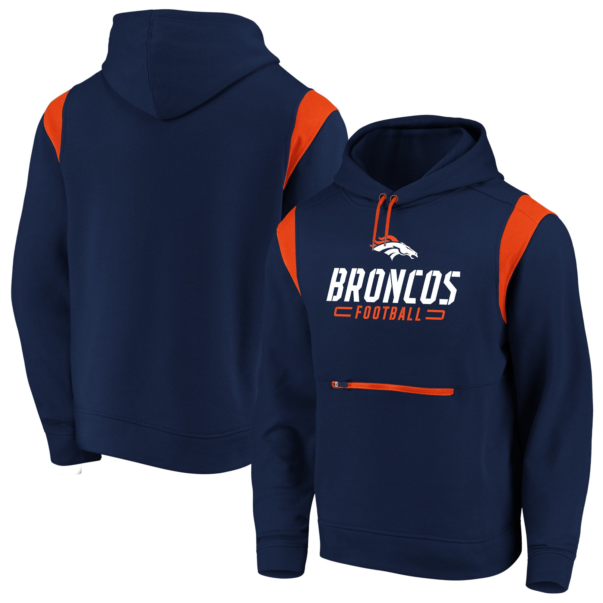 orange denver broncos hoodie