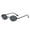 Black, variant on Trendy Oval Retro Metal Sunglasses Men UV400 Protection Vintage Sun Glasses Small Frame Punk Eyepiece Cyberpunk Eyewear
