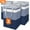 Blue, variant on Yuphony 3Pack Laundry Basket Set Freestanding Waterproof Laundry Hamper 75L Collapsible Tall Clothes Hamper with Easy Carry Handles Gray