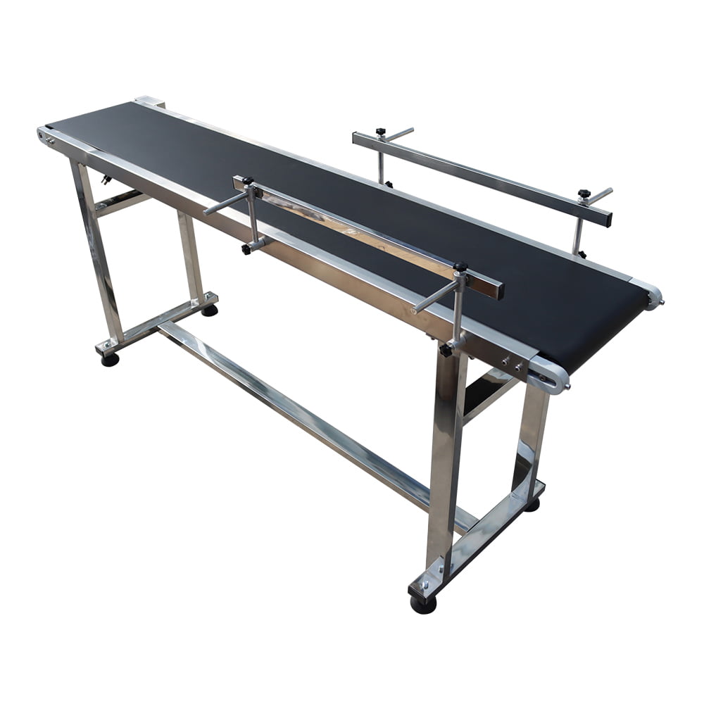 TECHTONGDA PVC Belt Conveyor Stainless Steel 110v Power Without Barrier for sale online 