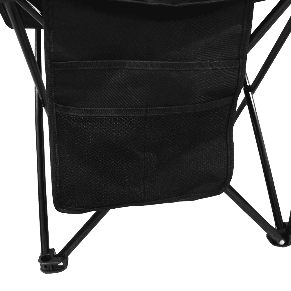 Renwick 6-Seat Portable Folding Bench for Sports Events Camping, Black