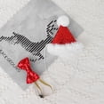 thumbnail image 5 of 2 piezas de disfraces de Navidad para mascotas, pajarita de Navidad ajustable y sombrero, disfraz de Cosplay, sombreros adorables para gatos, perros (gorra triangular + pajarita), 5 of 5