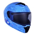 thumbnail image 3 of Casco Roda Booster Azul Game On Mica Humo S Abatible Svs azul M, 3 of 6