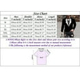 thumbnail image 3 of Tosmy Mens T Shirt Men Suit Print Fashion Casual Sports Fitness Outdoor Crew Neck T Shirt Long Sleeve Top Tee Shirts Mens, 3 of 5
