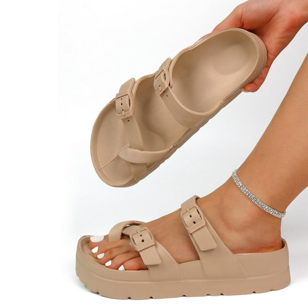 Huaraches De Plataforma En Coppel Sandalias Casuales Frida