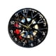thumbnail image 5 of Reloj de pared con forma de rueda de coche, reloj colgante moderno, sin tictac, adorno decorativo de acrílico. 20 cm, 5 of 9