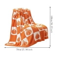 thumbnail image 6 of LEFXSMR Halloween Blanket Fleece Fall Throw Blanket for Couch with Pumpkin Decor Halloween Decoration for Home Holiday Sofa Bed, 27.55x39.37", 6 of 6
