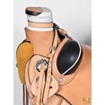 thumbnail image 5 of 17 In Western Horse Wade Saddle American Leather Ranch Roping Tan Hilason, 5 of 7