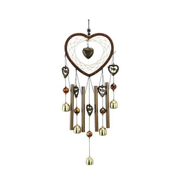Campanas De Viento Con Forma De Corazón Para Amantes De La Jardinería. Campanas De Viento Para Interior Y Exterior. Campanas De Viento Con Forma De Corazón Para El Hogar. Regalos Para Mamás. Balcón.
