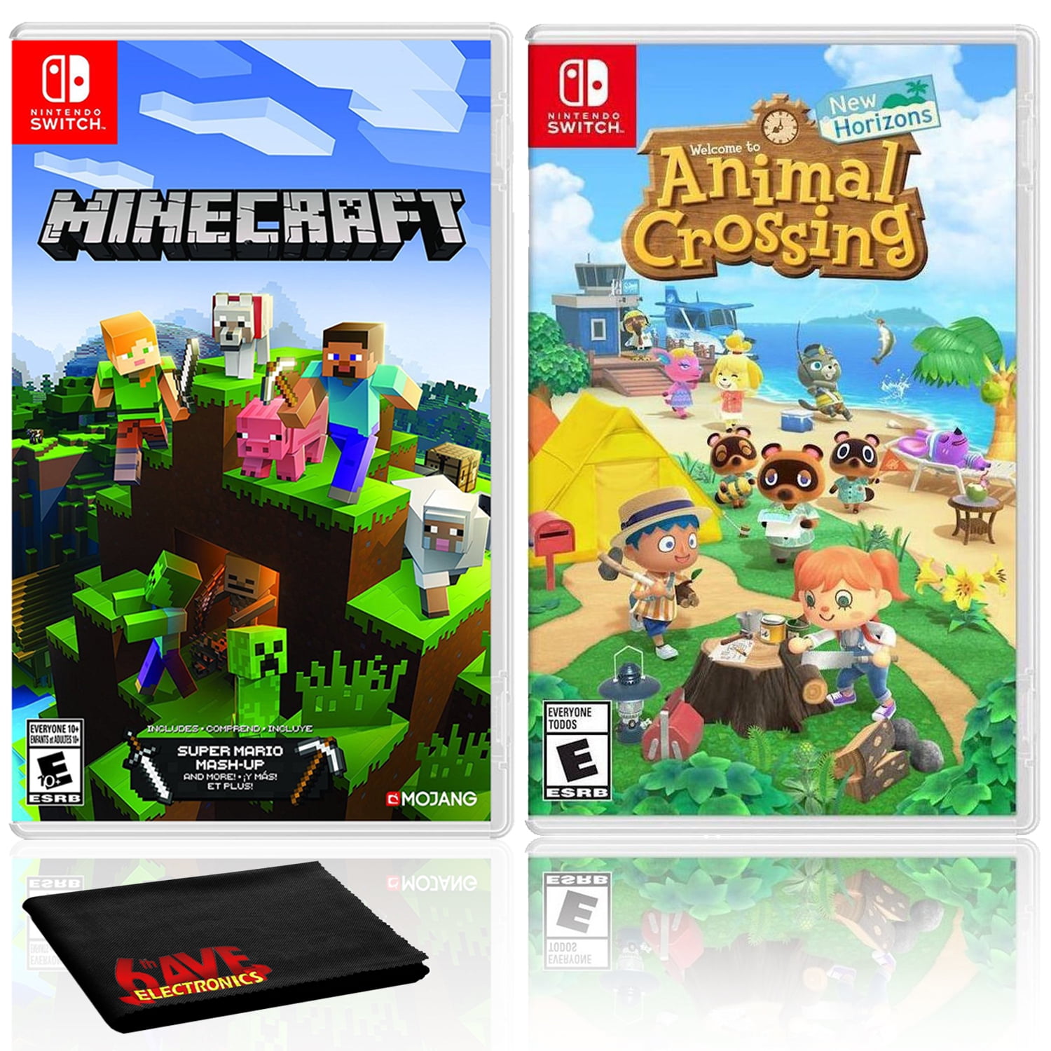 Minecraft Animal Crossing New Horizons Two Game Bundle Nintendo Switch Walmart Com