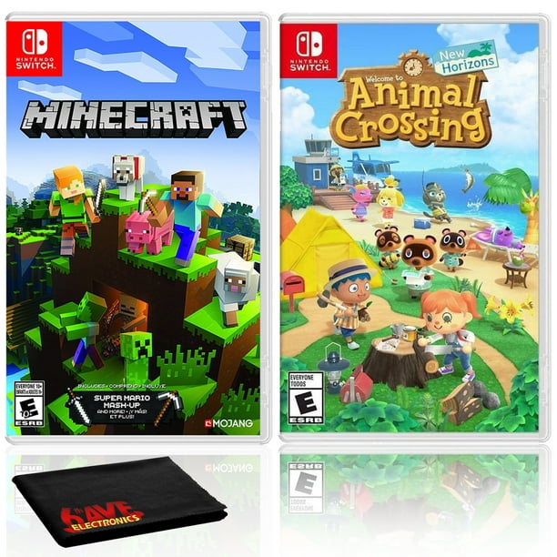 Minecraft + Animal Crossing: New Horizons - Pack de deux jeux - Nintendo  Switch 