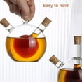 thumbnail image 4 of 2 In 1 Oil Dispenser for Kitchen : Creative Shaped Olive Oil Dispenser Bottle,Cocktails Juice Oil and Vinegar Dispenser Set,Coffee Syrup Dispenser Seal Against Leakage (E), 4 of 8