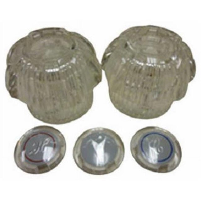 Homewerks 31-1203-BP Baypointe Replacement Acrylic 2 Handle