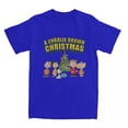 thumbnail image 3 of Camiseta especial de Navidad de Peanuts Charlie Brown Snoopy para hombres y mujeres, camiseta novedosa, camiseta de cuello redondo, camiseta de algodón, ropa recién llegada, 3 of 5