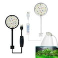 thumbnail image 2 of Usb Power Fish Tank Clip Lamp Led Fish Tank Mini Light 5w/7w Usb Small Fish Tank Light Abs With Clip Adjustable Black And White Desktop Fish Tank Light Small Size Fish Tanks, 2 of 8