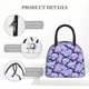 thumbnail image 4 of Balery pinkk flower crystal Skull Bolsa de Almuerzo para Mujeres, Caja de Almuerzo, Bolsa de Almuerzo Pequeña Impermeable, Tote de Almuerzo Reutilizable con Gran Capacidad, 4 of 6