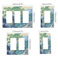 thumbnail image 2 of Yayeee Rocker Switch Wall Plate 3-Gang 6.5"x4.6" Home Decorative Outlet Cover, Beige Tree, 2 of 6