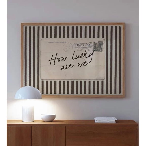 How Lucky Are We Poster Size 24''x36'' Goldengate