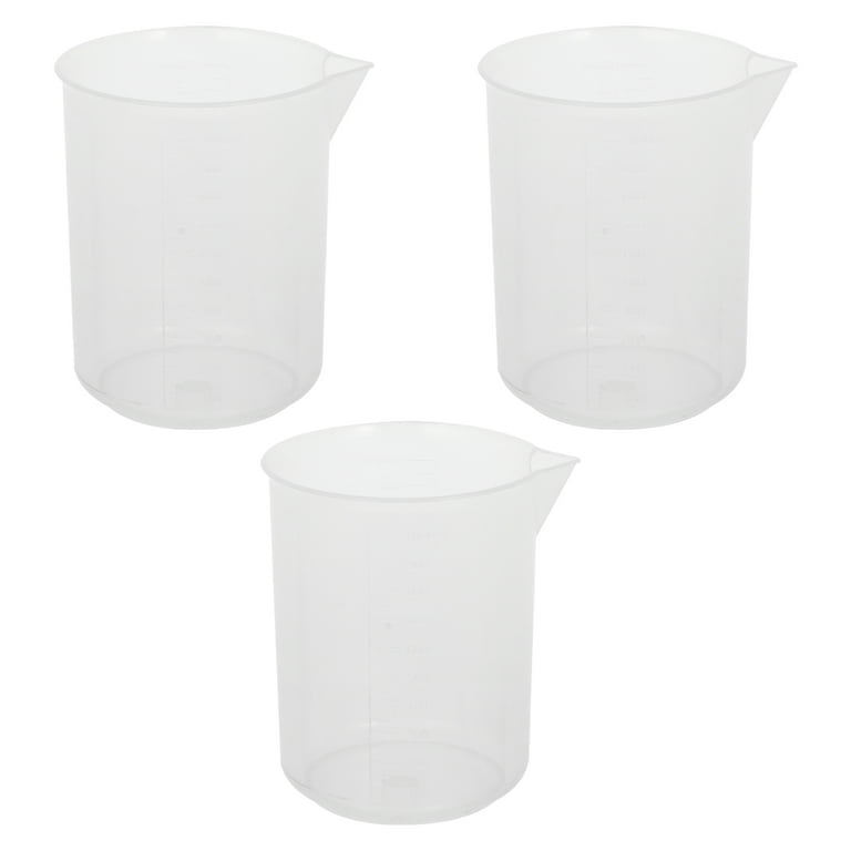 Frcolor 3pcs 1000ml Graduated Measuring Cup Liquid Measuring Cup for Home Laboratory, Size: 5.51 x 5 x 4.33