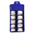 thumbnail image 1 of CNKOO 100Pcs/Set Fake Nails Full Cover Detachable Manicure Accessories Solid Color False Nail, 1 of 7