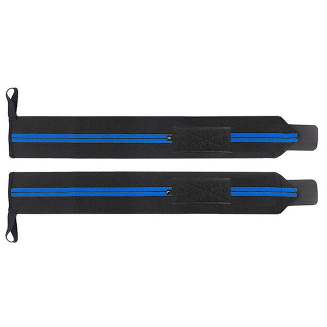yingyy Wrist Wrap Gym Fitness Strap Power Hand Support Band Compression Relief Sweat-resistant Professional Wristbands Blue 1Set