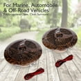 thumbnail image 2 of Pyle PLMR60DK - Dual 6.5'' Waterproof Marine Speakers, Full Range Stereo Sound, Camo / Hunting Style, 150 Watt (Pair), 2 of 4