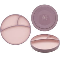 WeeSprout Silicone Suction Plate, Baby Plate with Suction Cup, Divided Dish for Kids, Toddlers