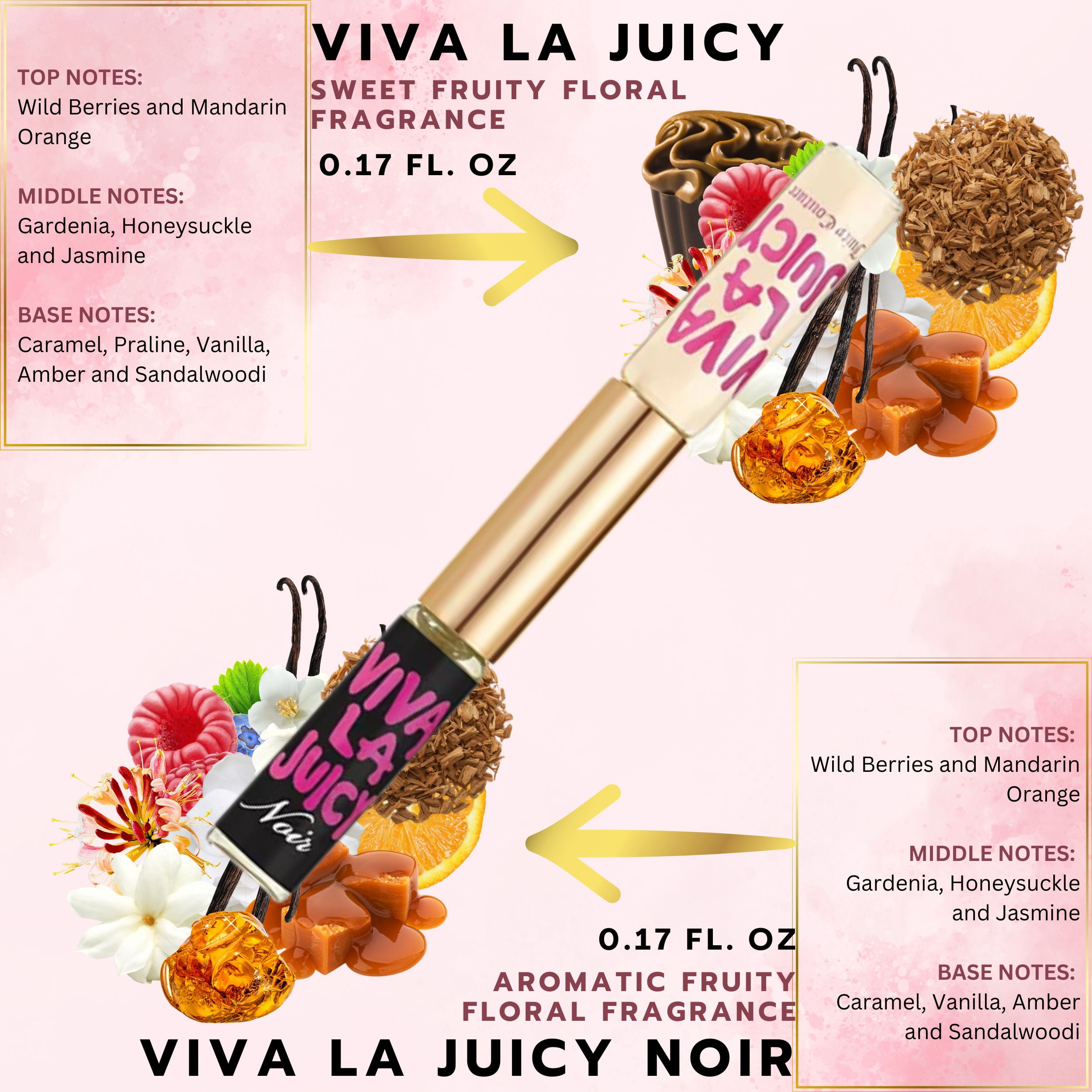 Juicy Couture Viva La Juicy & Viva La Juicy Noir and Juicy